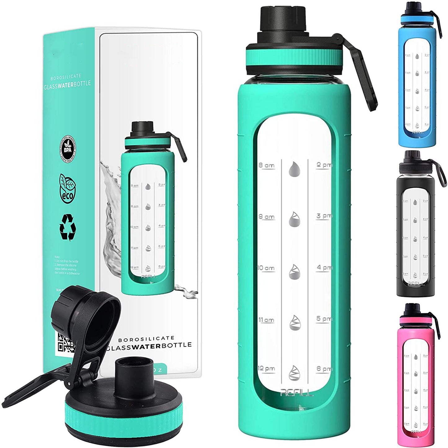 Portable Water Bottle - Large Capacity. - Home2luxury