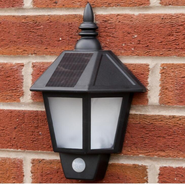 Solar Motion Sensor Wall Light - Hexagonal Shape - Home2luxury