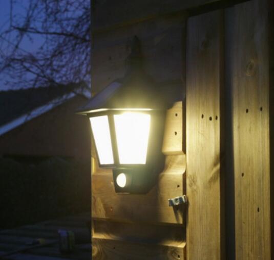 Solar Motion Sensor Wall Light - Hexagonal Shape - Home2luxury
