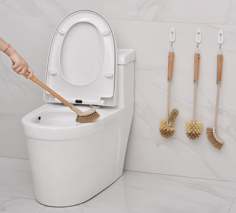 Wooden Handle Toilet Brush - Multi-use Cleaner - Home2luxury