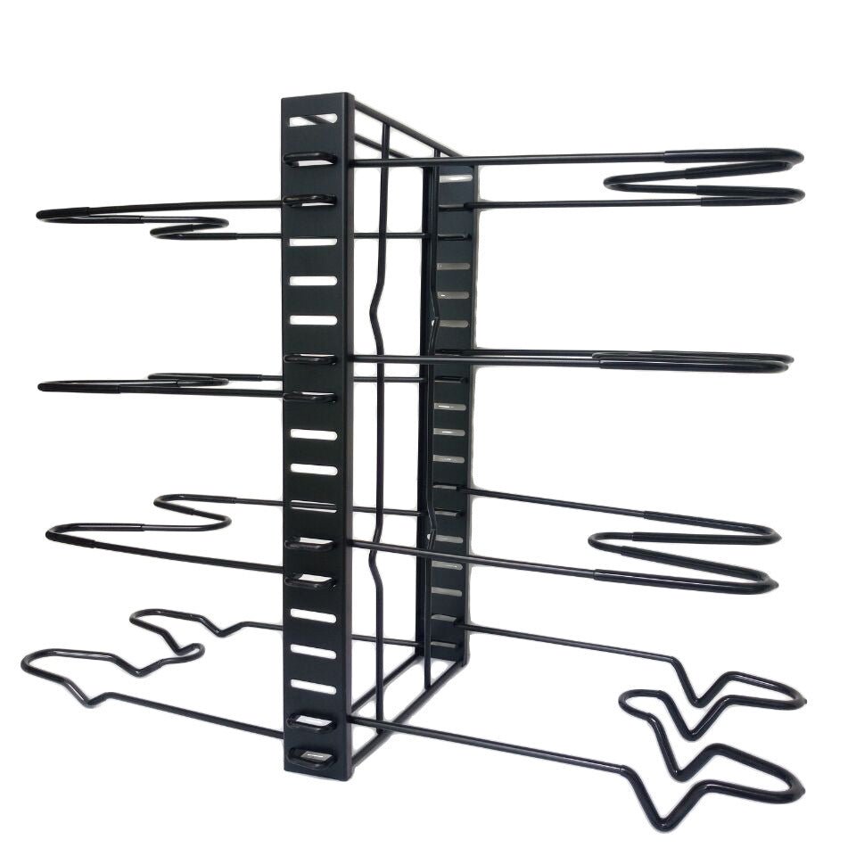 Black Iron Kitchen Rack: 8-Tier Organizer - Home2luxury