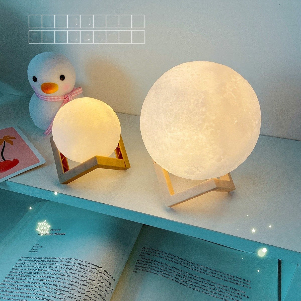 3D Print Rechargeable Moon Lamp LED - Home2luxury
