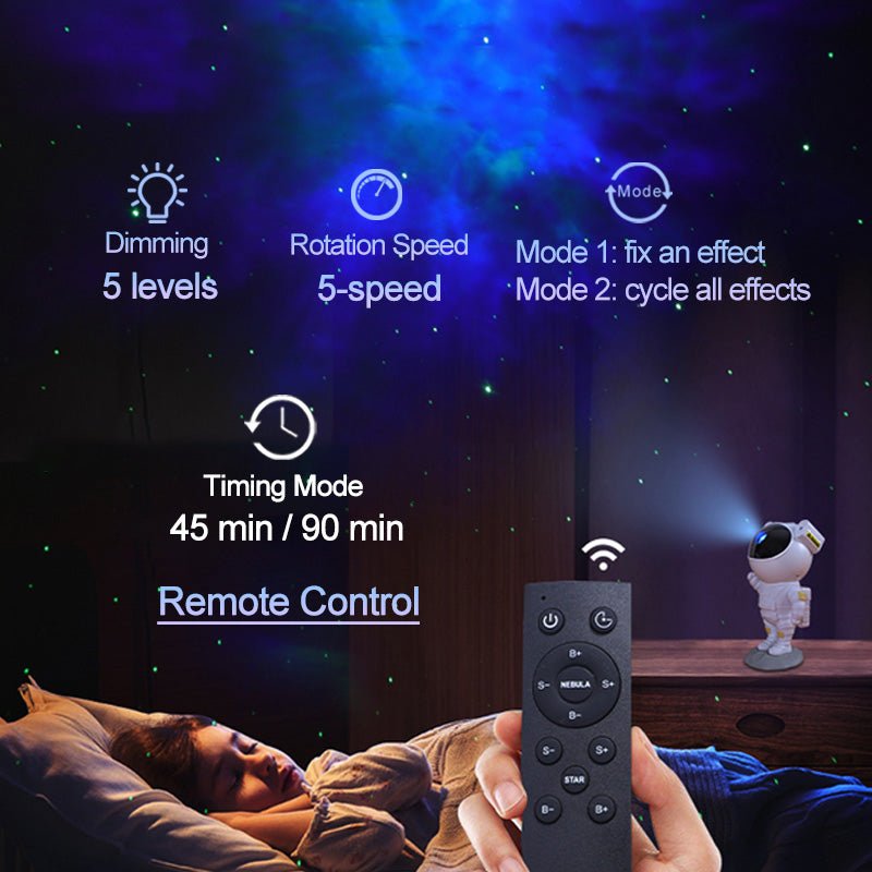 Galaxy Star Projector Night Light - Home Decor. - Home2luxury