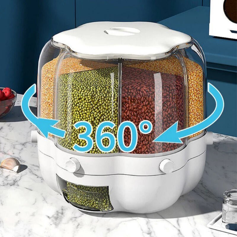 Rotating Sealed Food Dispenser. - Home2luxury