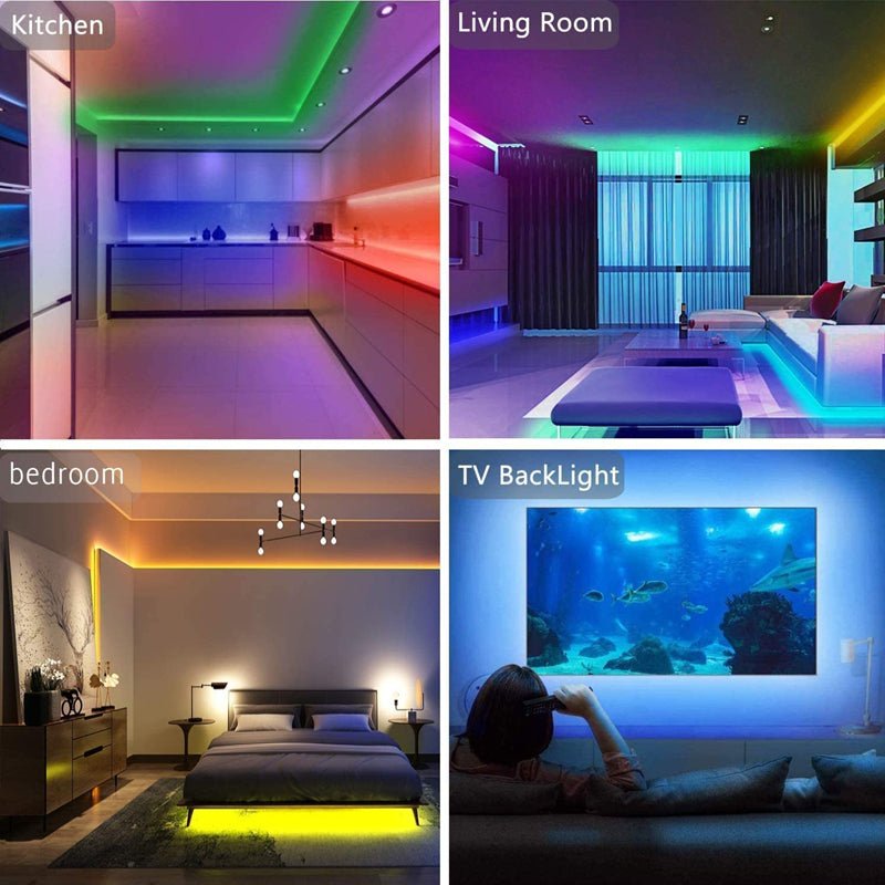Flexible LED Strip Lights - Room/TV/Computer Decor. - Home2luxury