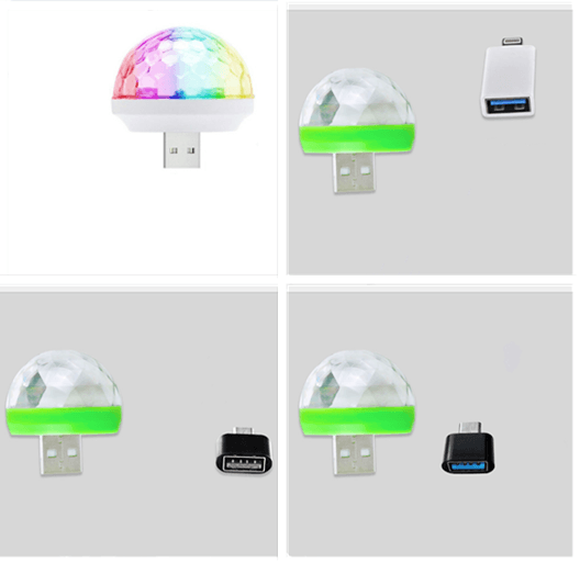 Disco Ball USB Stage Light - Party Projector. - Home2luxury