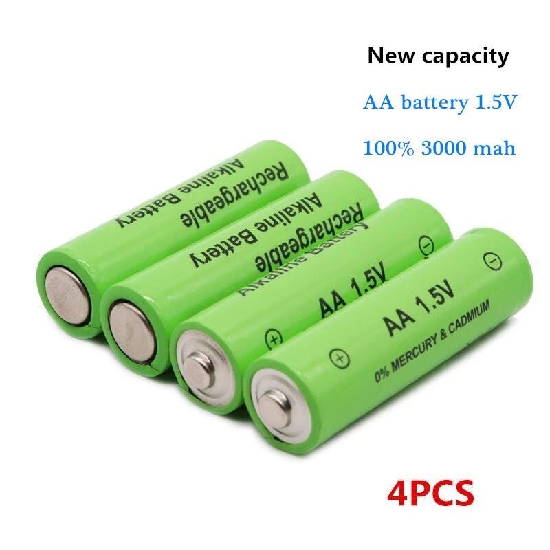 Rechargeable AA Batteries - Industrial. - Home2luxury