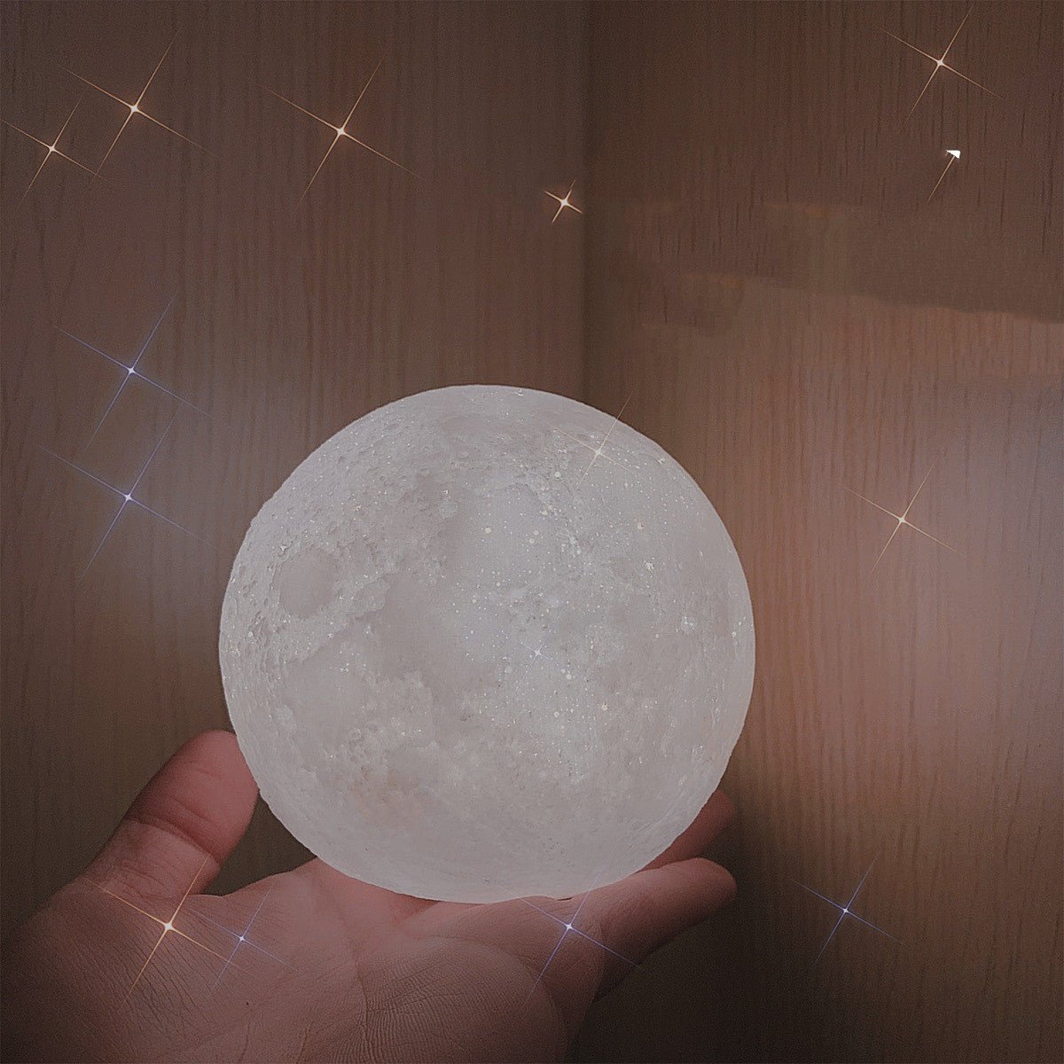 3D Print Rechargeable Moon Lamp LED - Home2luxury