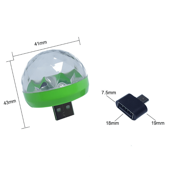 Disco Ball USB Stage Light - Party Projector. - Home2luxury