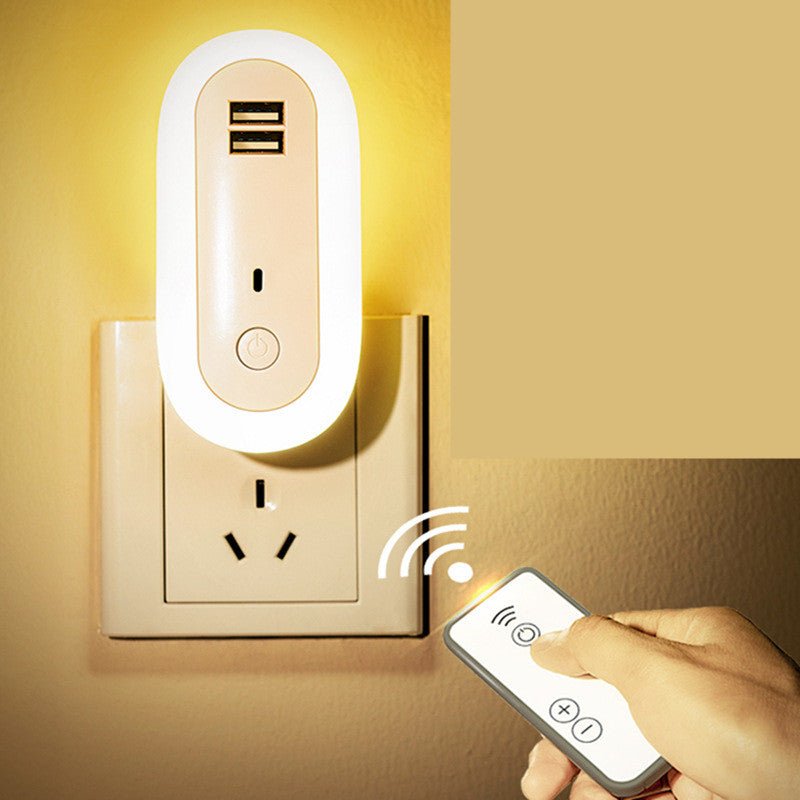 USB Wall Lamp with Remote - Dimmable LED - Home2luxury