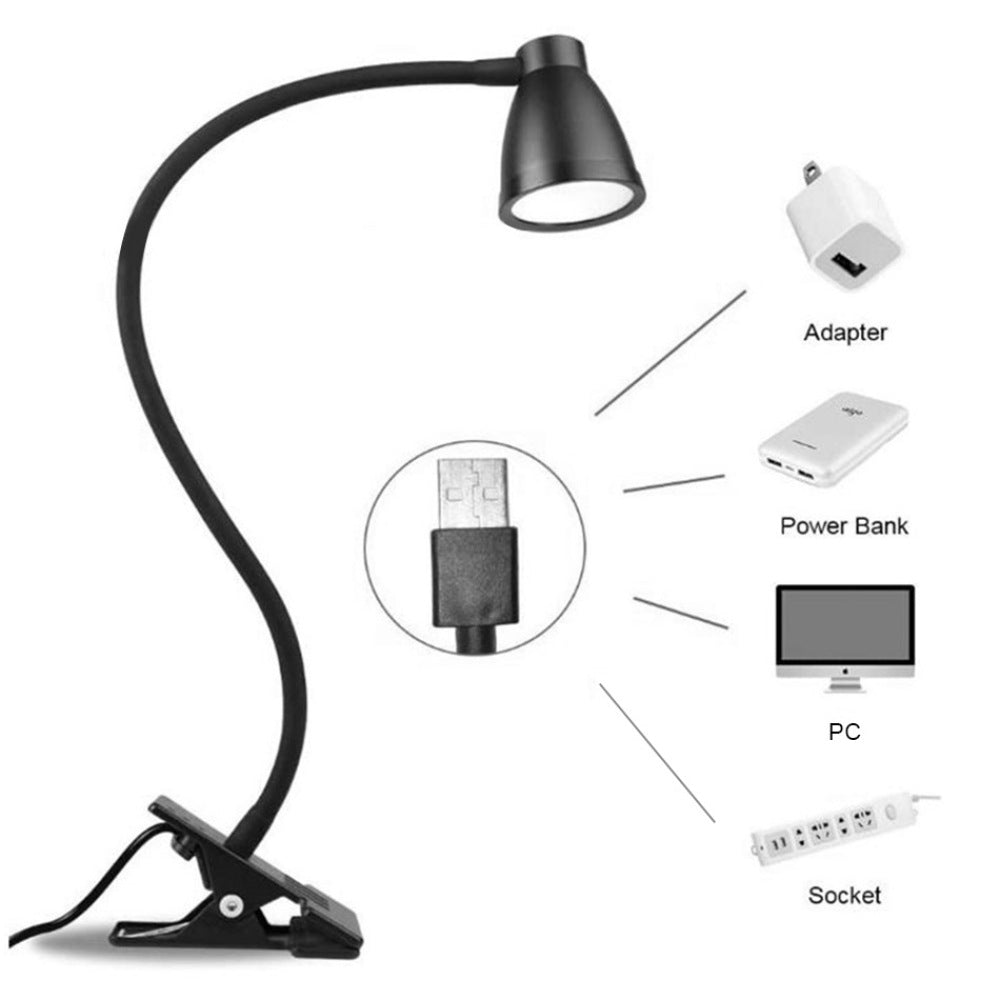 Clip-on LED Desk Lamp - Simple & Stylish. - Home2luxury