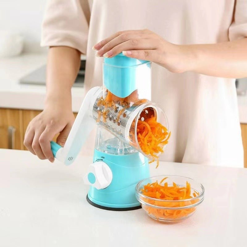Vertical Vegetable Slicer - Rotary Grater & Cutter. - Home2luxury