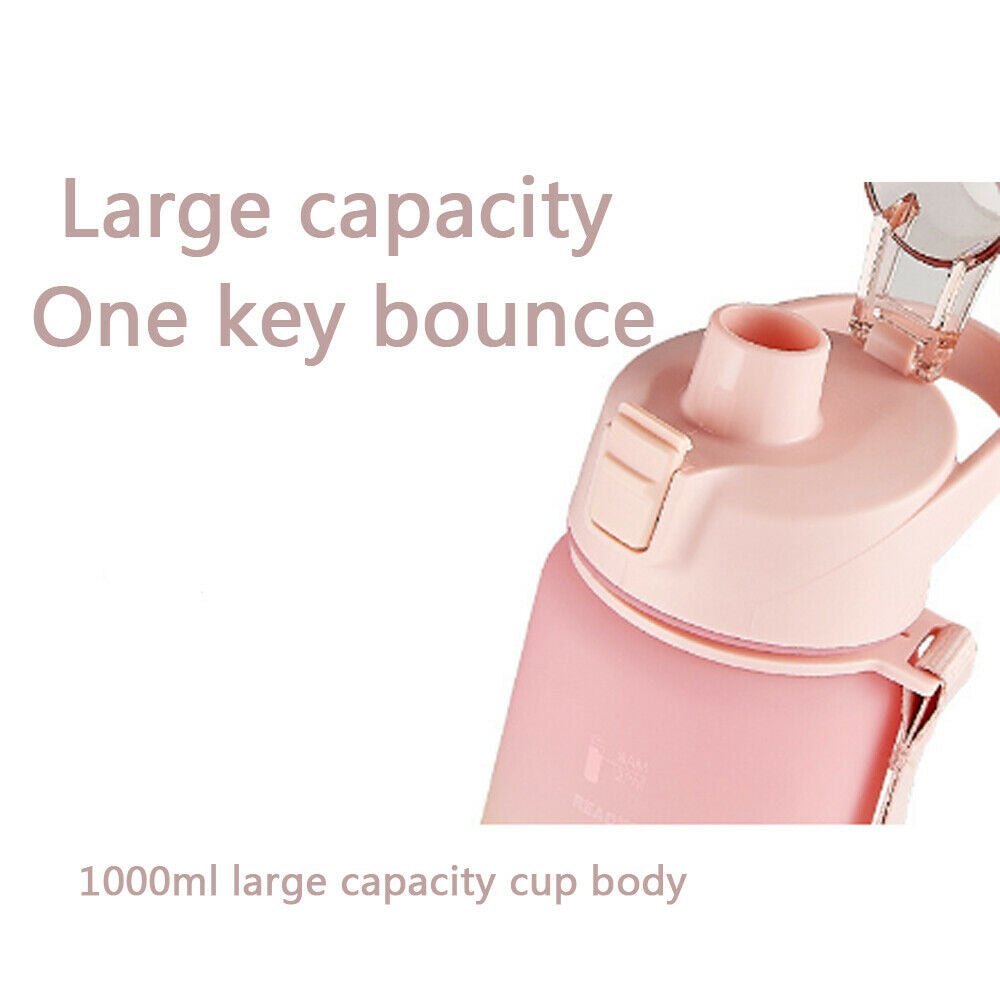 Bouncing Lid Water Cup - Large & Leak-Proof. - Home2luxury