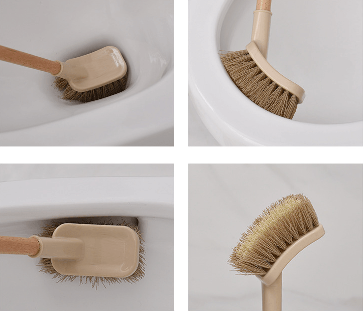 Wooden Handle Toilet Brush - Multi-use Cleaner - Home2luxury
