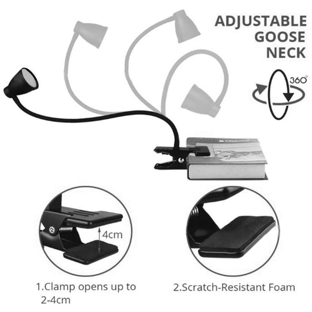 Clip-on LED Desk Lamp - Simple & Stylish. - Home2luxury