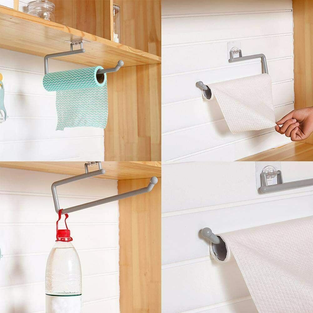Wall Mount Paper Towel Holder - Self-Adhesive - Home2luxury