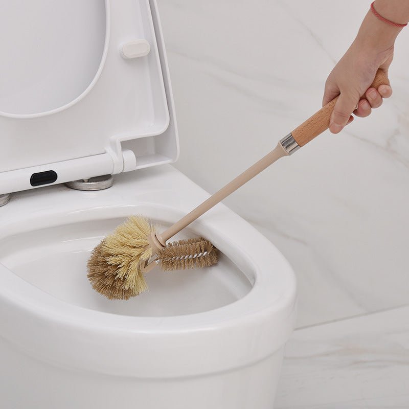 Wooden Handle Toilet Brush - Multi-use Cleaner - Home2luxury