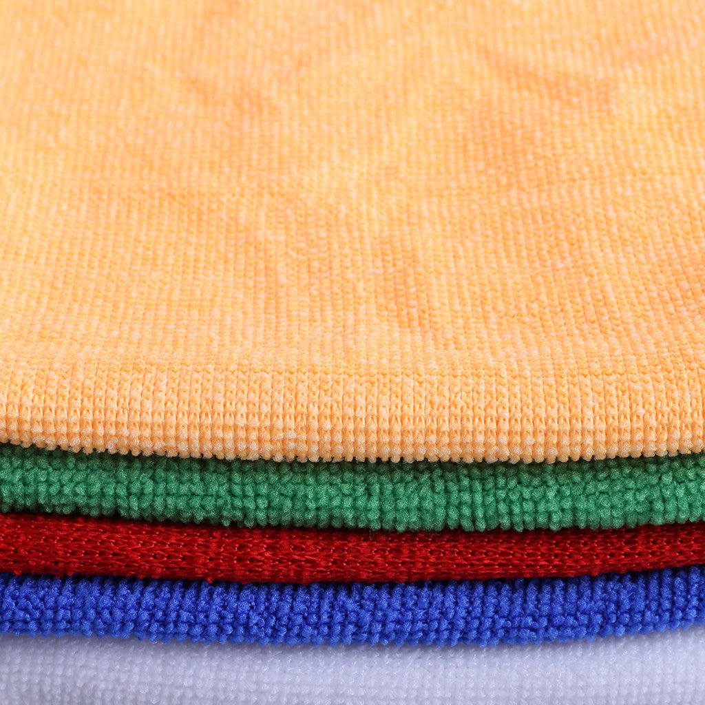 50-Pack Microfiber Cleaning Cloths - Assorted Colors. - Home2luxury
