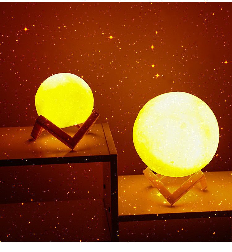 3D Print Rechargeable Moon Lamp LED - Home2luxury