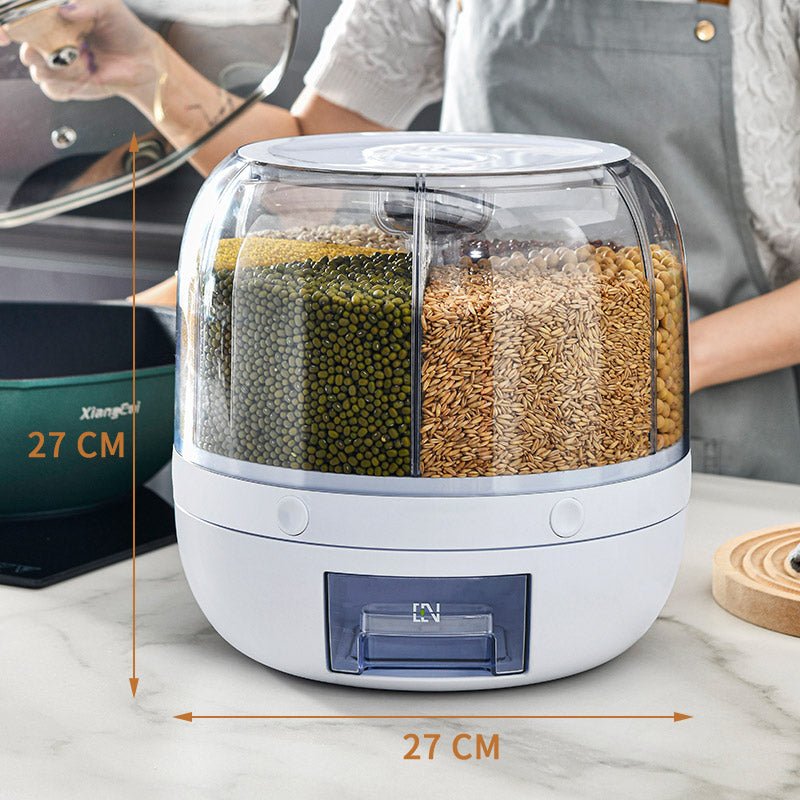Rotating Sealed Food Dispenser. - Home2luxury