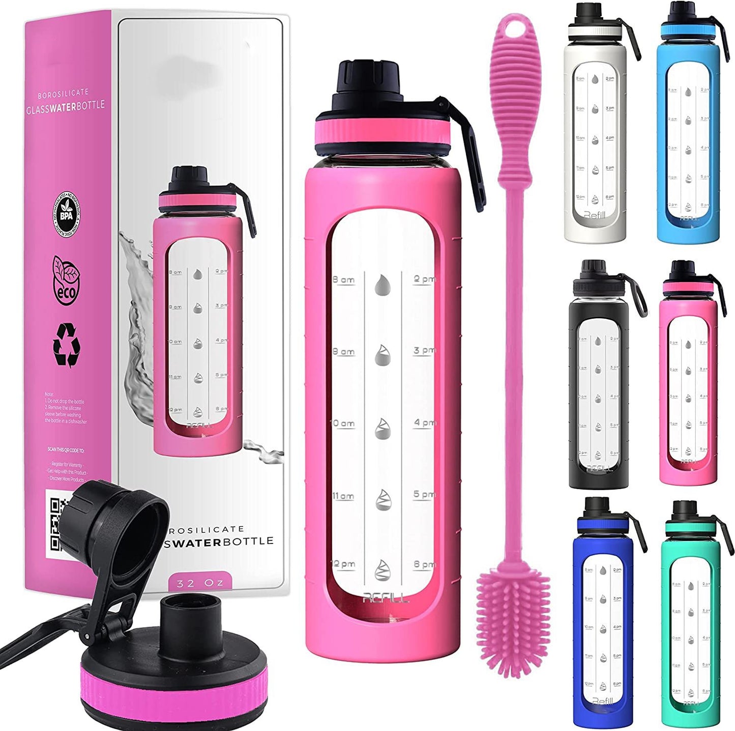 Portable Water Bottle - Large Capacity. - Home2luxury
