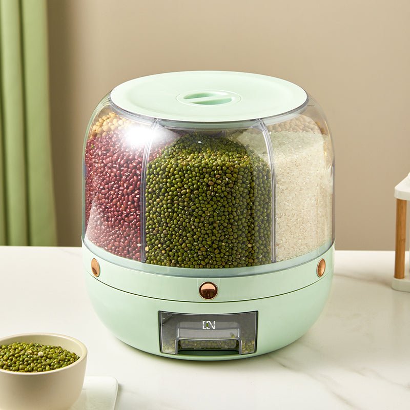 Rotating Sealed Food Dispenser. - Home2luxury