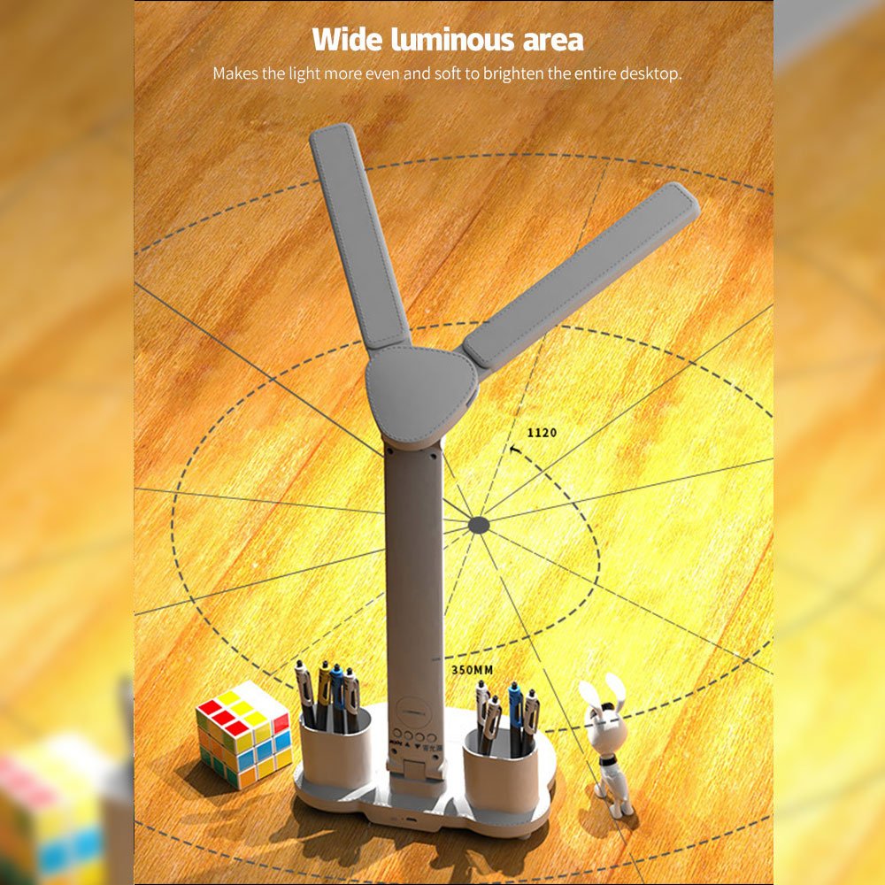 LED Desk Lamp with USB and Calendar - Dimmable. - Home2luxury