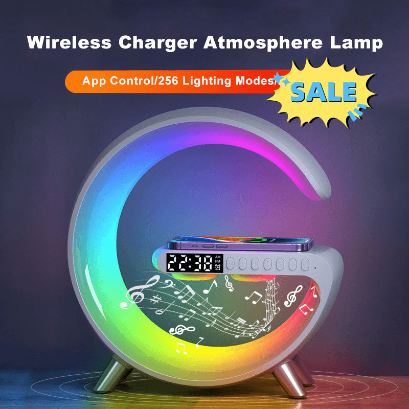 3-in-1 Lamp Speaker Charger. - Home2luxury