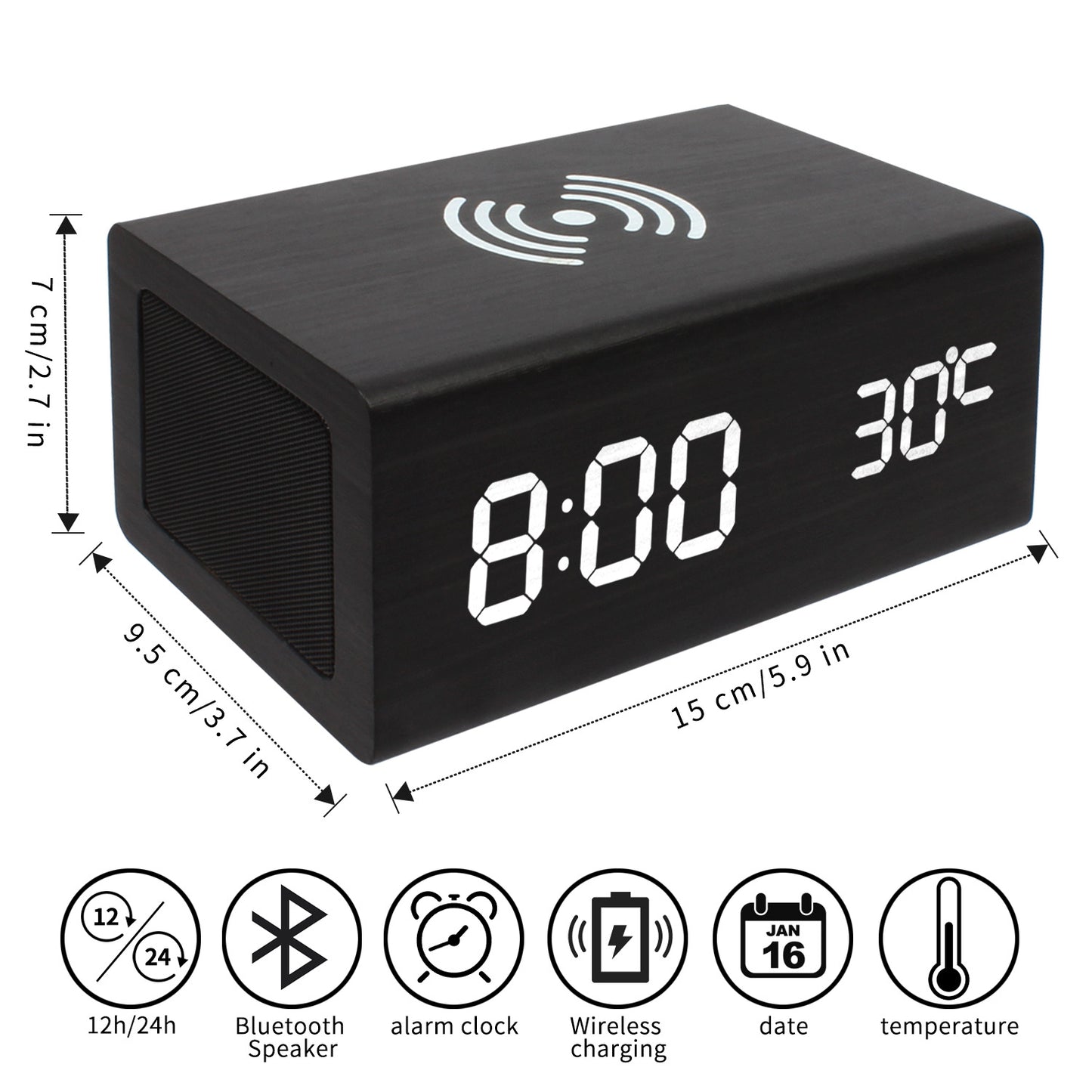 Creative Wireless Charging Bluetooth Speaker - Home2luxury