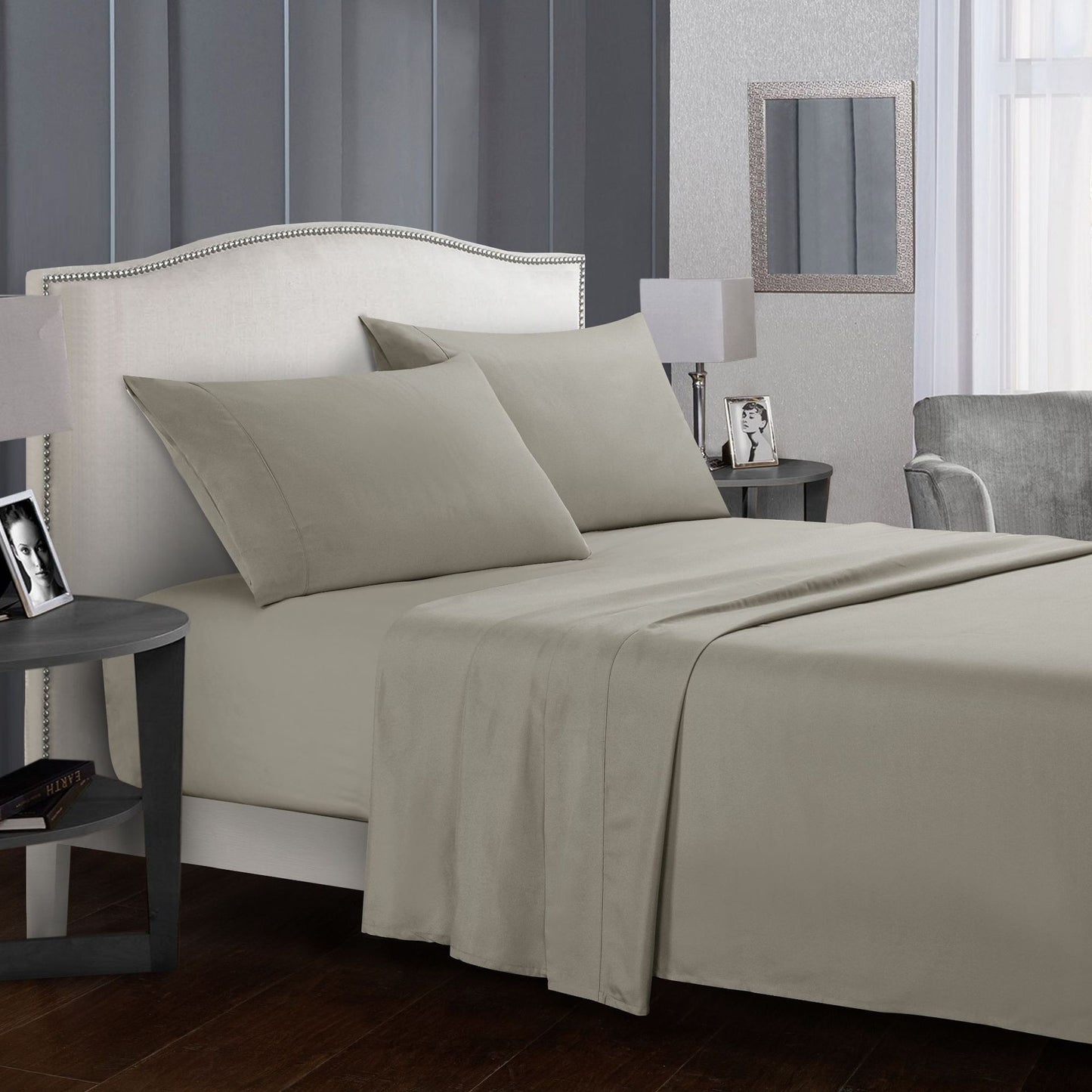 Sheet Set 4 Sets Bed Sheet Double King Size - Home2luxury