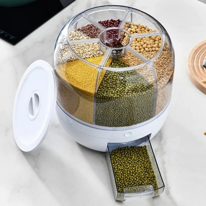 Rotating Sealed Food Dispenser. - Home2luxury