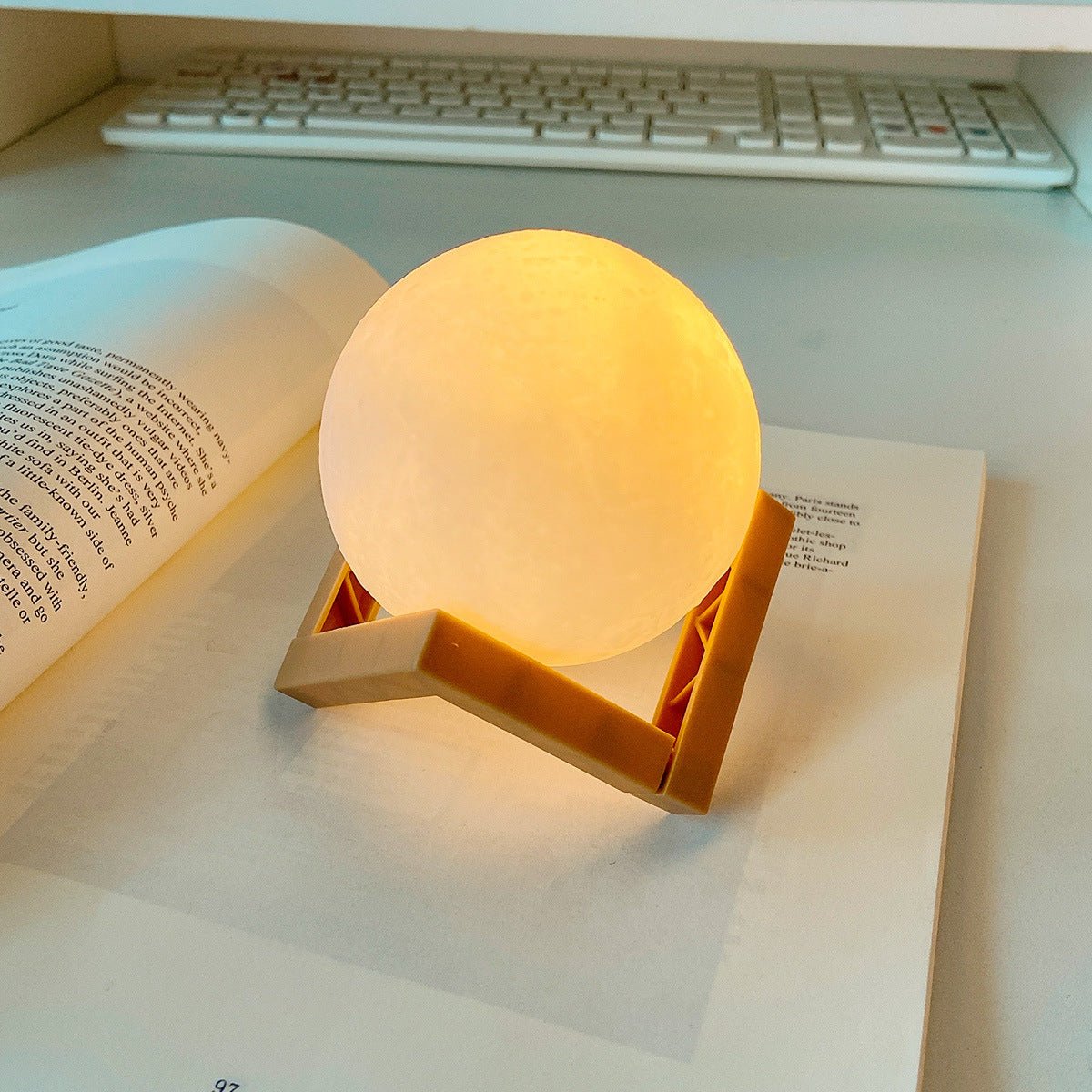 3D Print Rechargeable Moon Lamp LED - Home2luxury