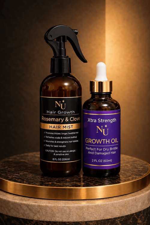 Nu Hair Growth Hair Mist and Nu Hair Growth Oil