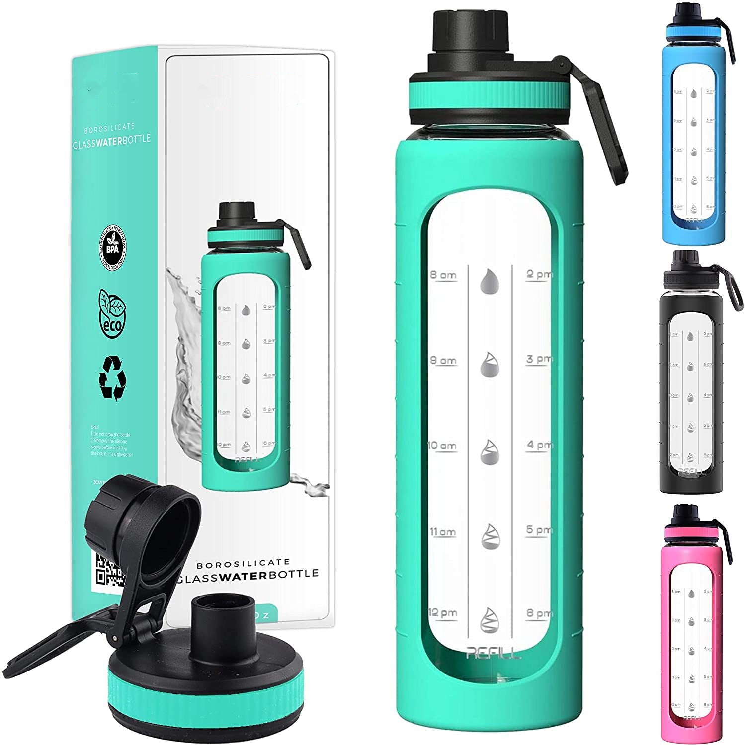 Portable Water Bottle - Large Capacity. - Home2luxury 
