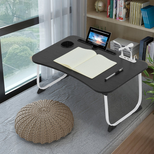 Foldable Laptop Table - Portable Bed Tray. - Home2luxury 