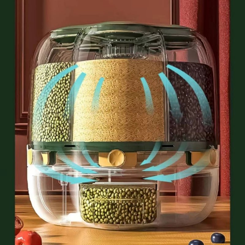 Rotating Sealed Food Dispenser. - Home2luxury 