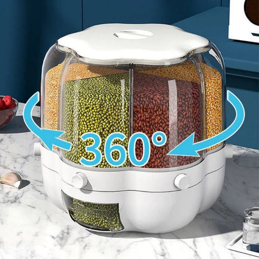 Rotating Sealed Food Dispenser. - Home2luxury 