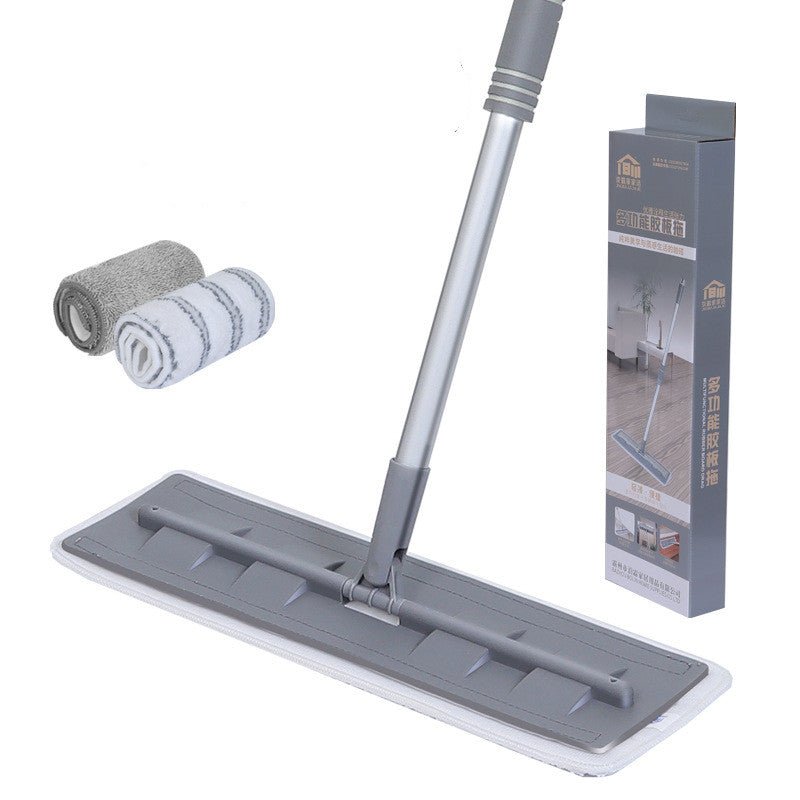 Silicone Flat Mop - Hand-Free Washing. - Home2luxury 