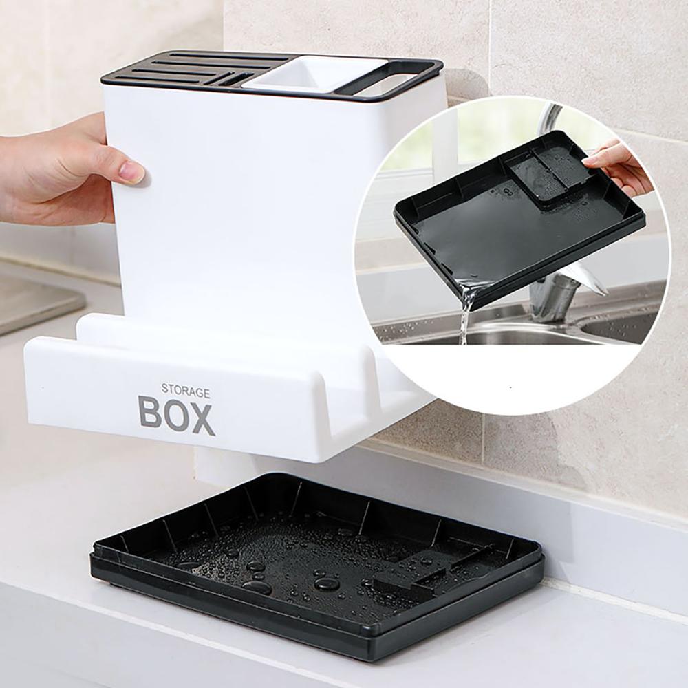 Plastic Kitchen Knife Organizer - Cabinet Rack - Home2luxury 