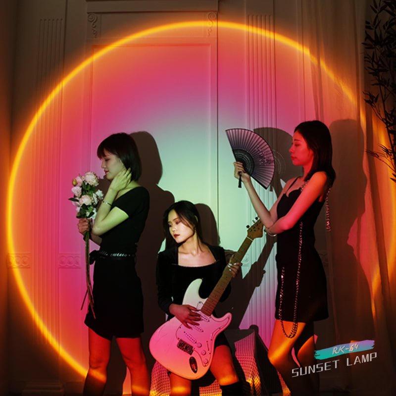 Rainbow Sunset Night Light Projector. - Home2luxury 