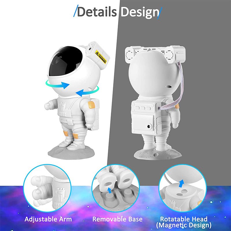 Galaxy Star Projector Night Light - Home Decor. - Home2luxury 