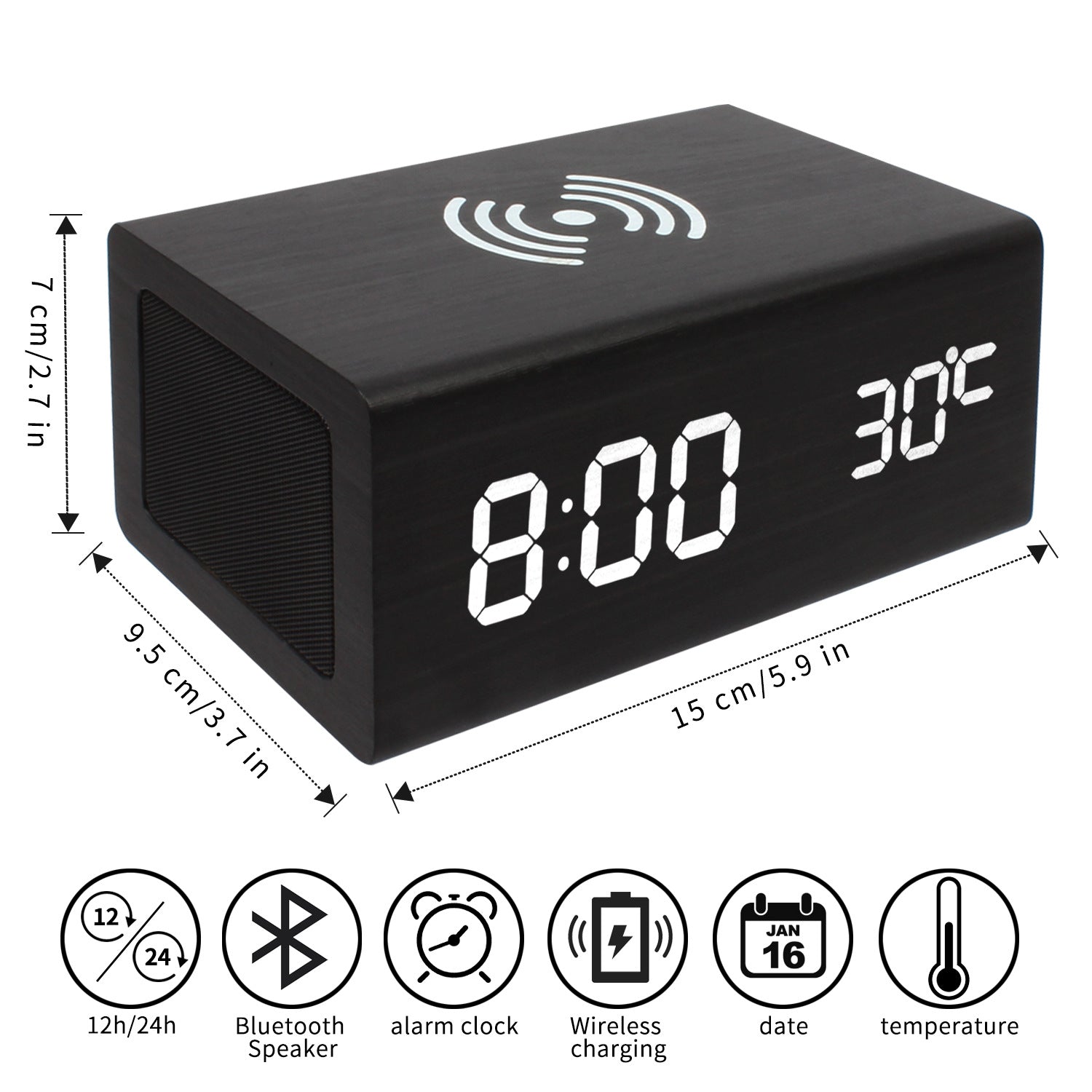 Creative Wireless Charging Bluetooth Speaker - Home2luxury 