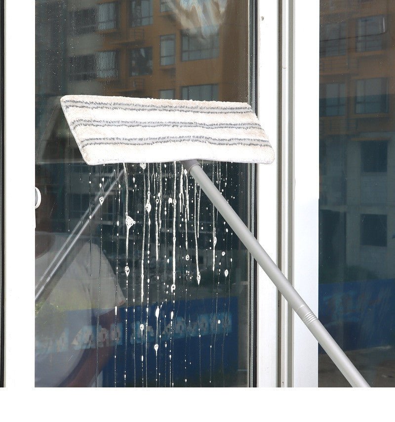 Silicone Flat Mop - Hand-Free Washing. - Home2luxury 