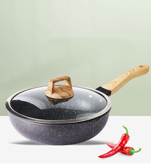 Universal Non-Stick Wok for Gas/Induction. - Home2luxury 