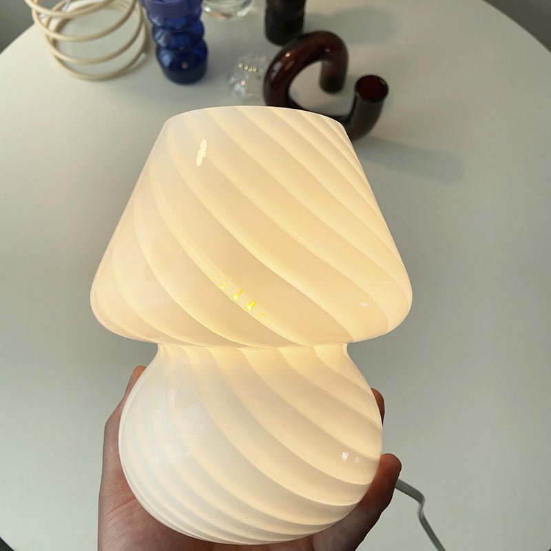 Retro Glass Bedside Table Lamp - Bedroom - Home2luxury 