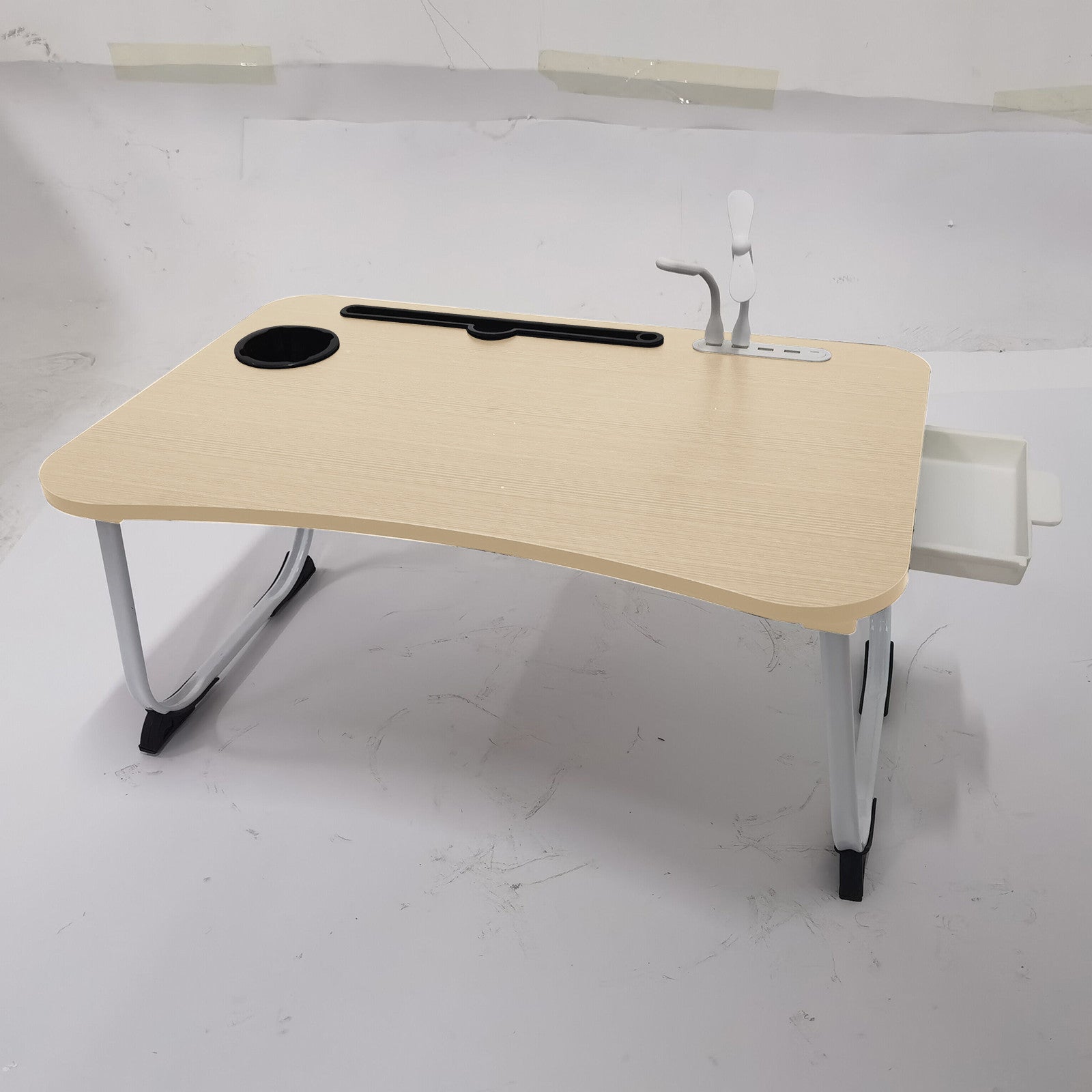 Foldable Laptop Table - Portable Bed Tray. - Home2luxury 